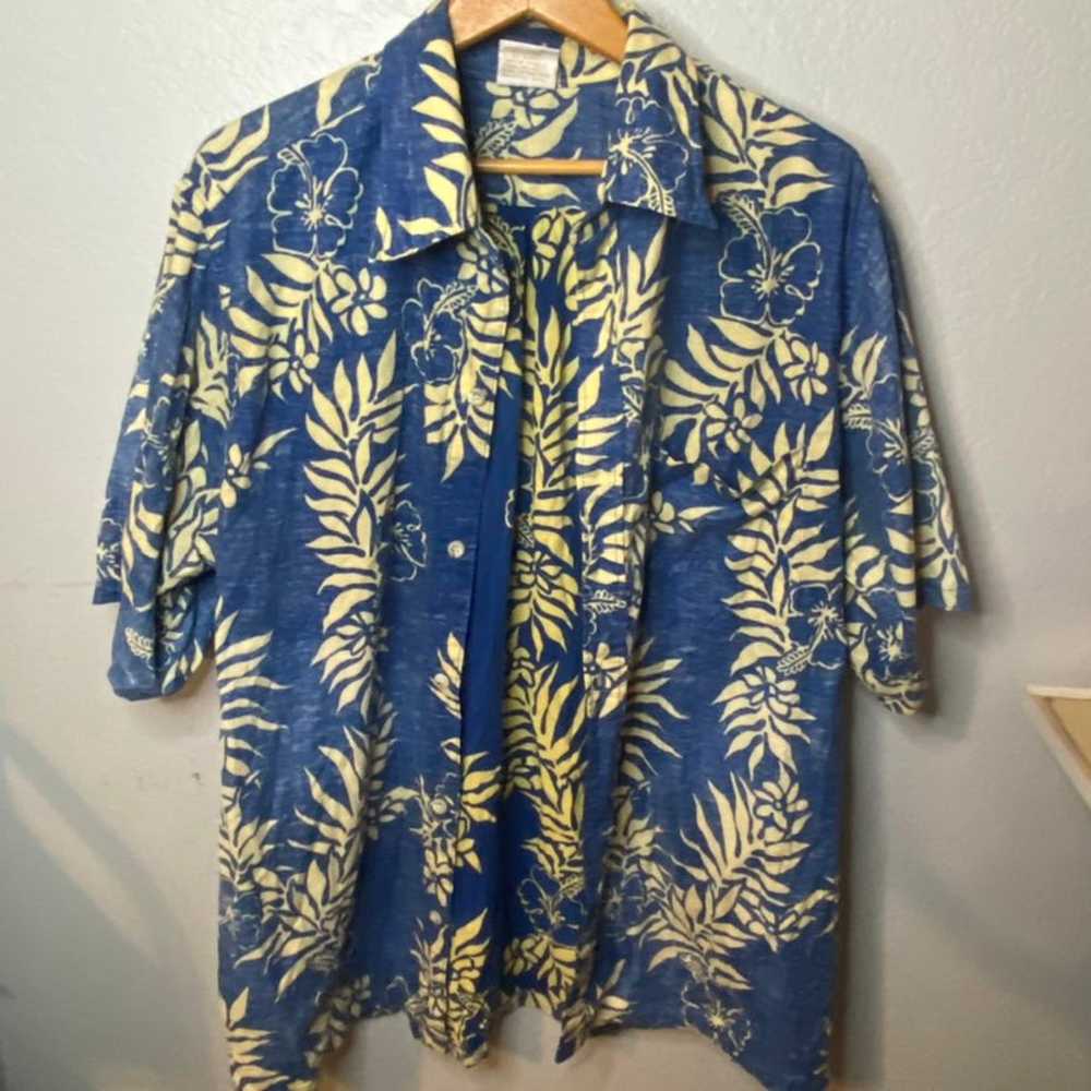mens vintage Go Barefoot hawaiin shirt - image 5