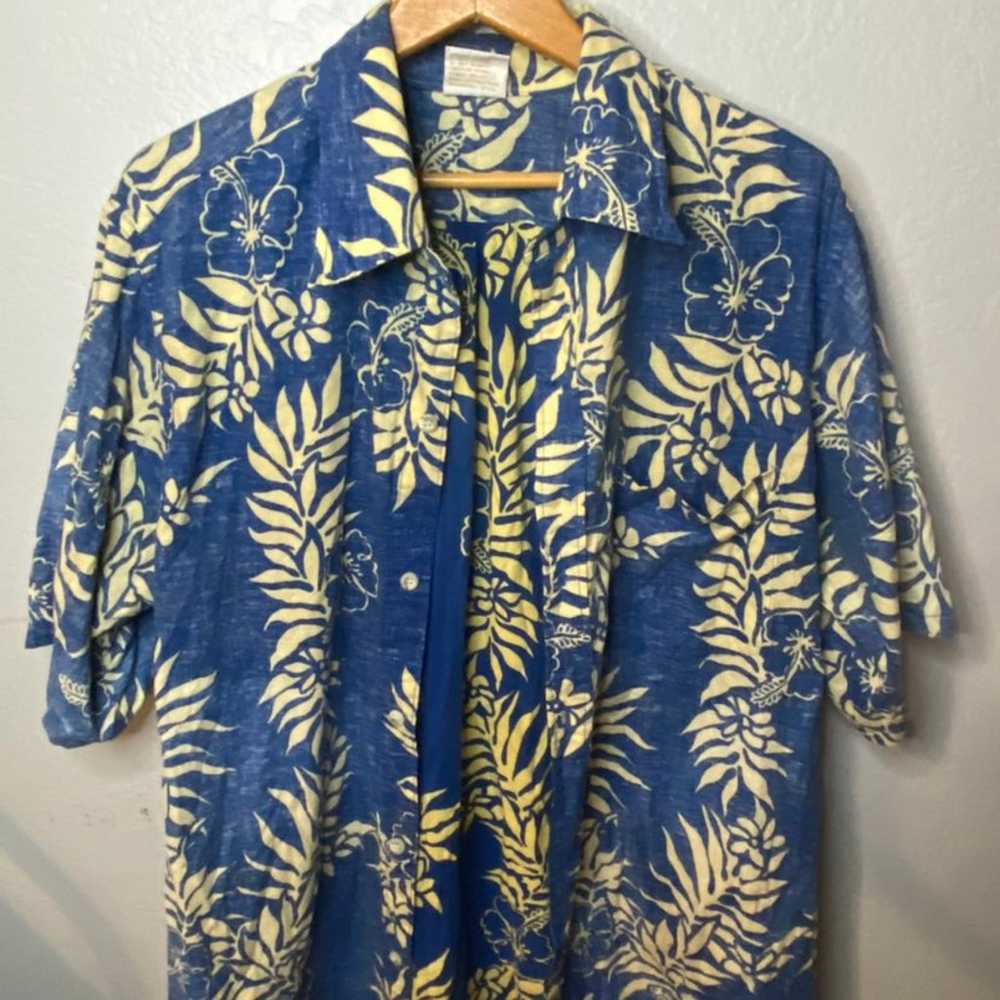 mens vintage Go Barefoot hawaiin shirt - image 6