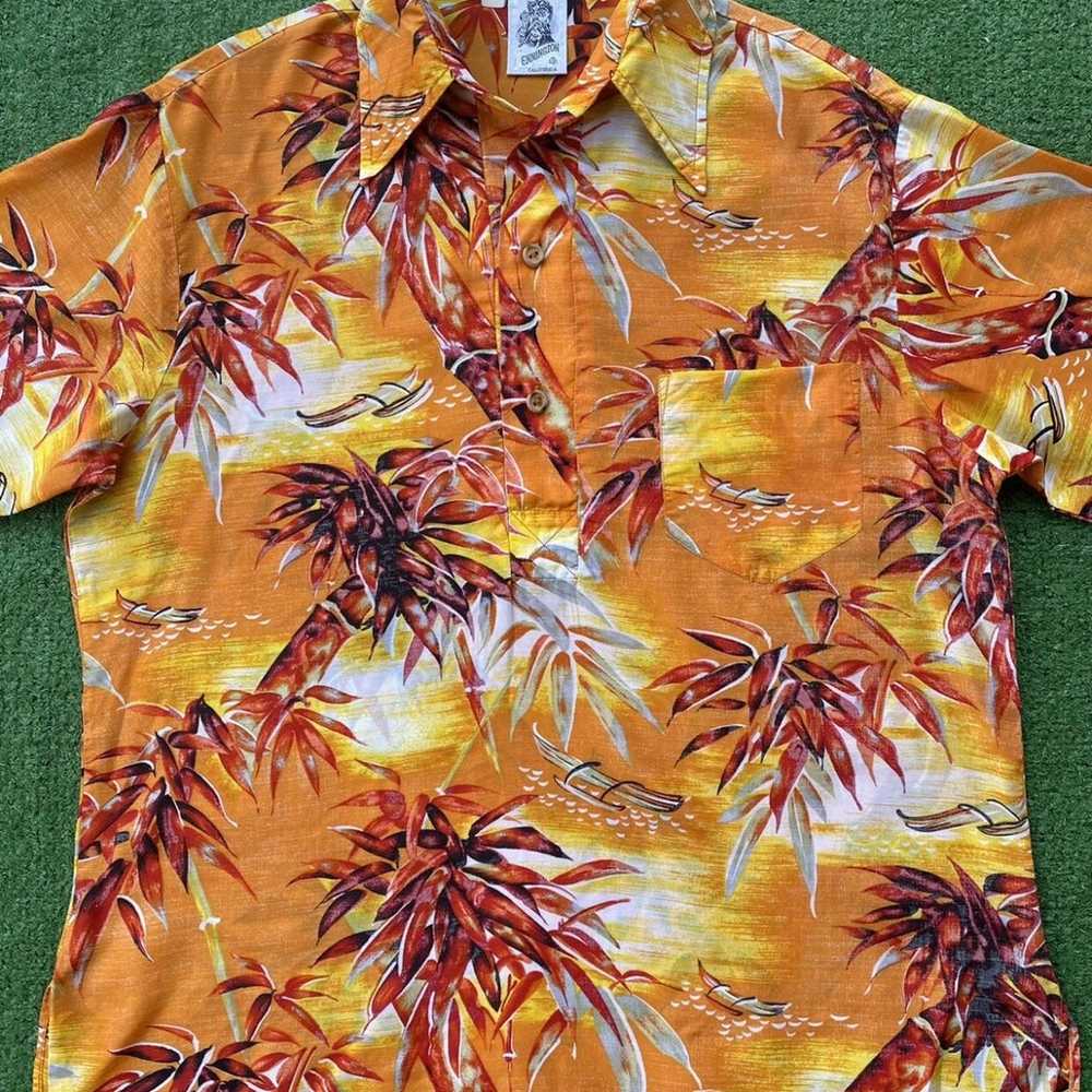 Vintage Kennington Hawaiian 1/4 Button Short Shir… - image 2