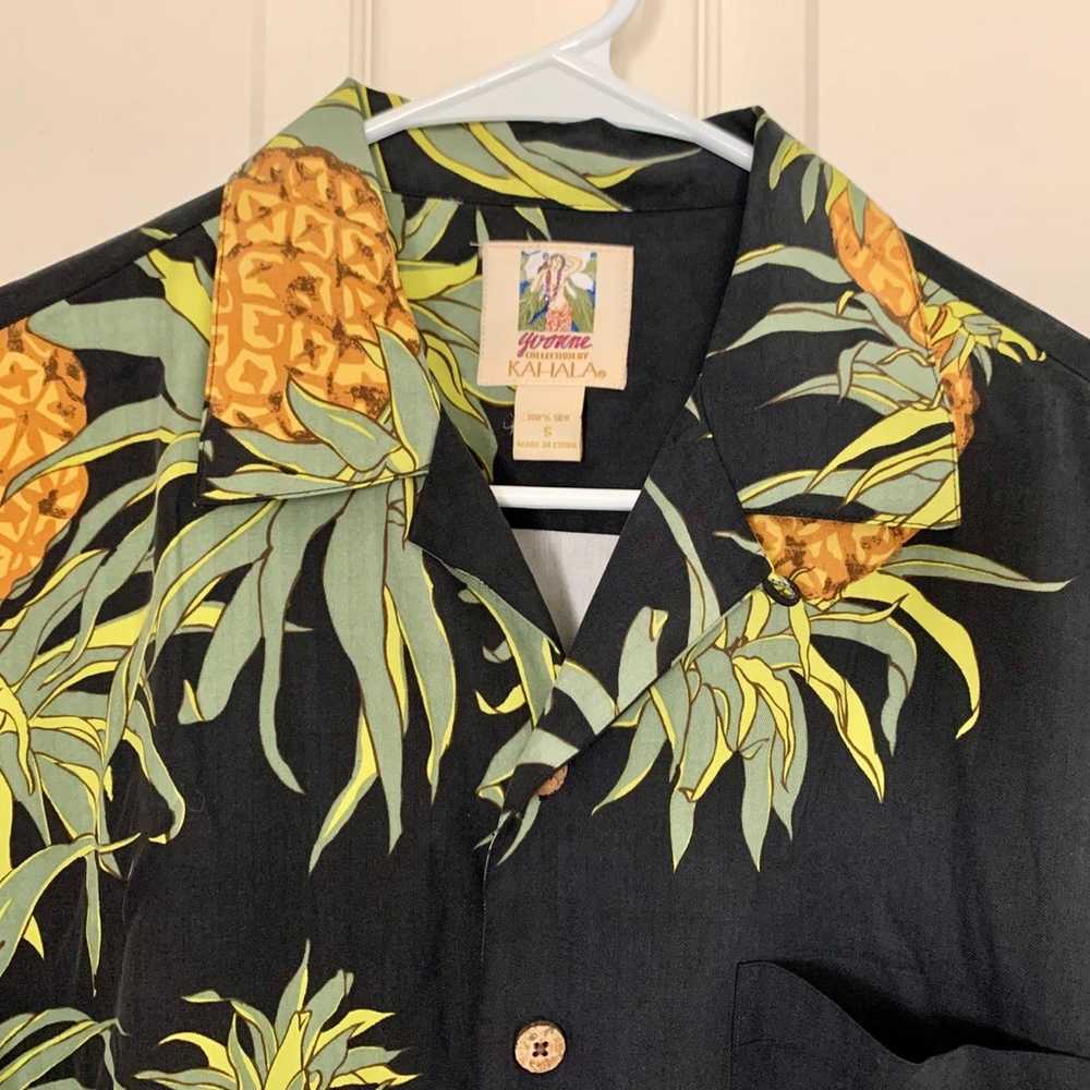 Kahala Yvonne Col. - Hawaiian 100% Silk Button Up… - image 4