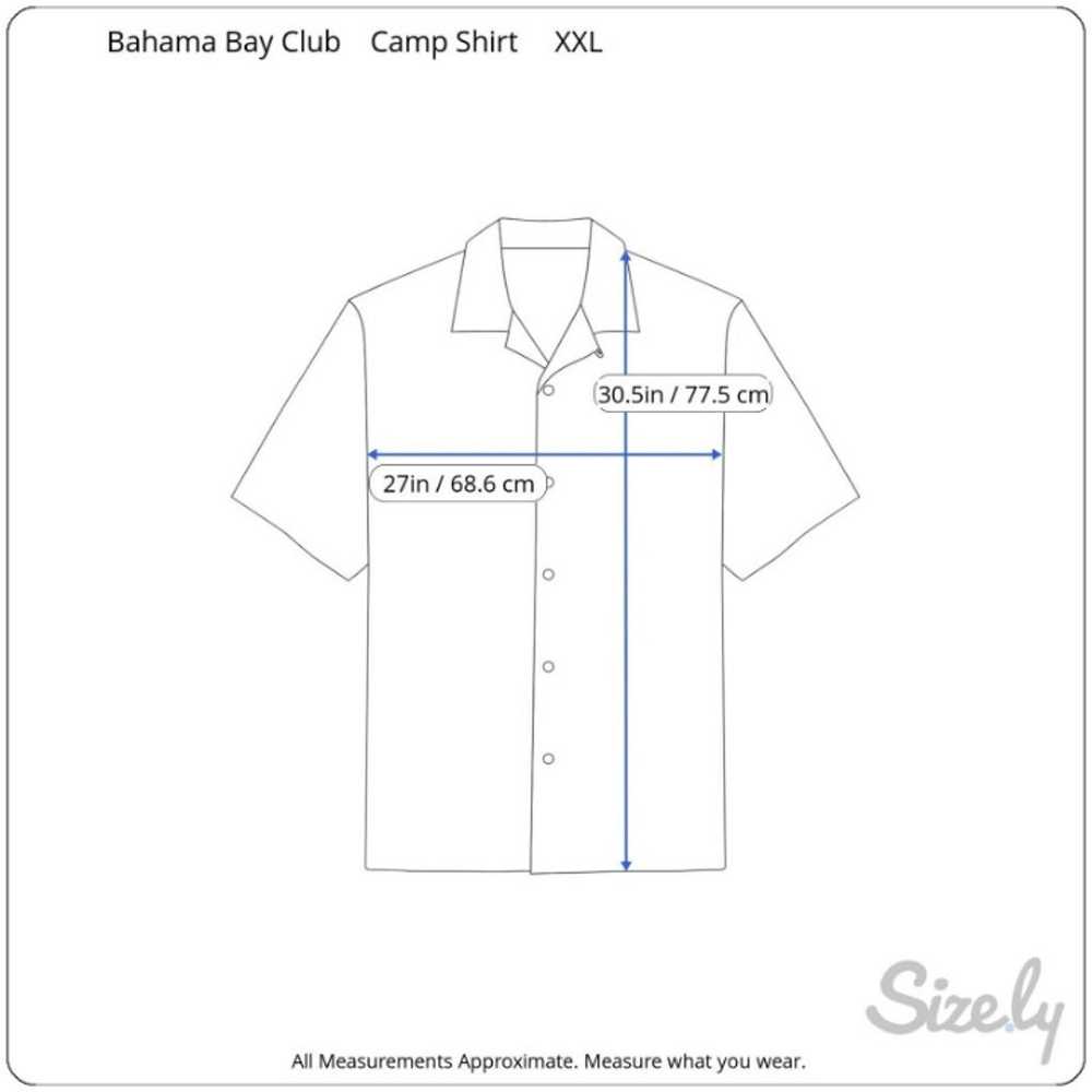 Bahama Bay Club Men Hawaiian camp shirt p2p 27" X… - image 2