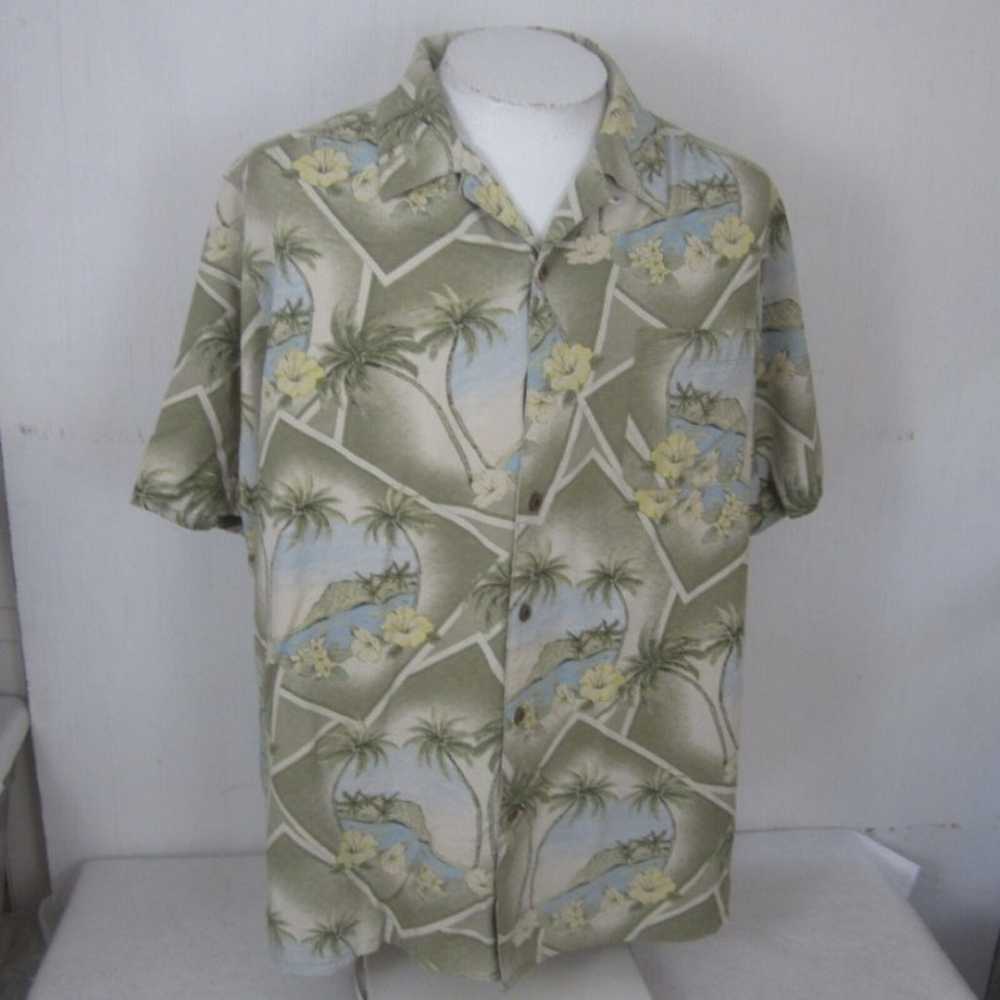 Bahama Bay Club Men Hawaiian camp shirt p2p 27" X… - image 3