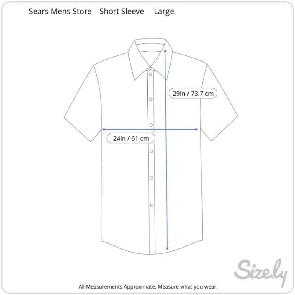 Sears Mens Store vintage Hawaiian shirt p2p L 24 … - image 2
