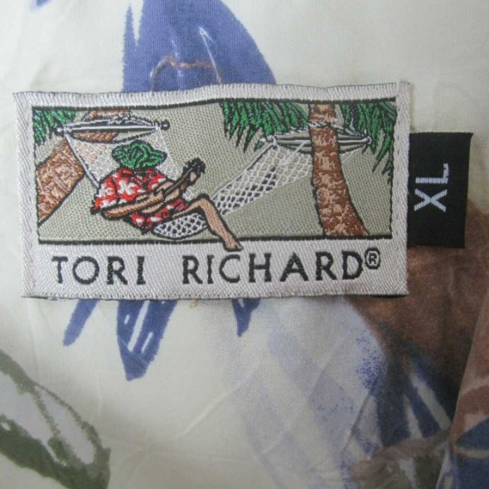 Tori Richard Men Hawaiian camp shirt p2p 26 XL al… - image 10