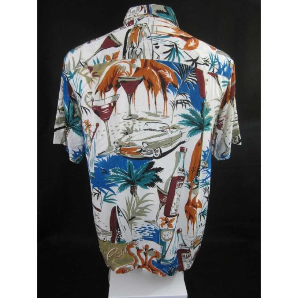RON CHERESKIN vtg1990s Men Hawaiian ALOHA S shirt… - image 5