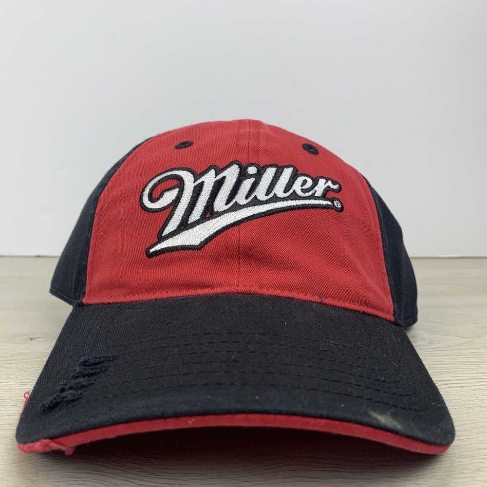 Other Miller Lite Red Hat Adjustable Adult Red OS… - image 1