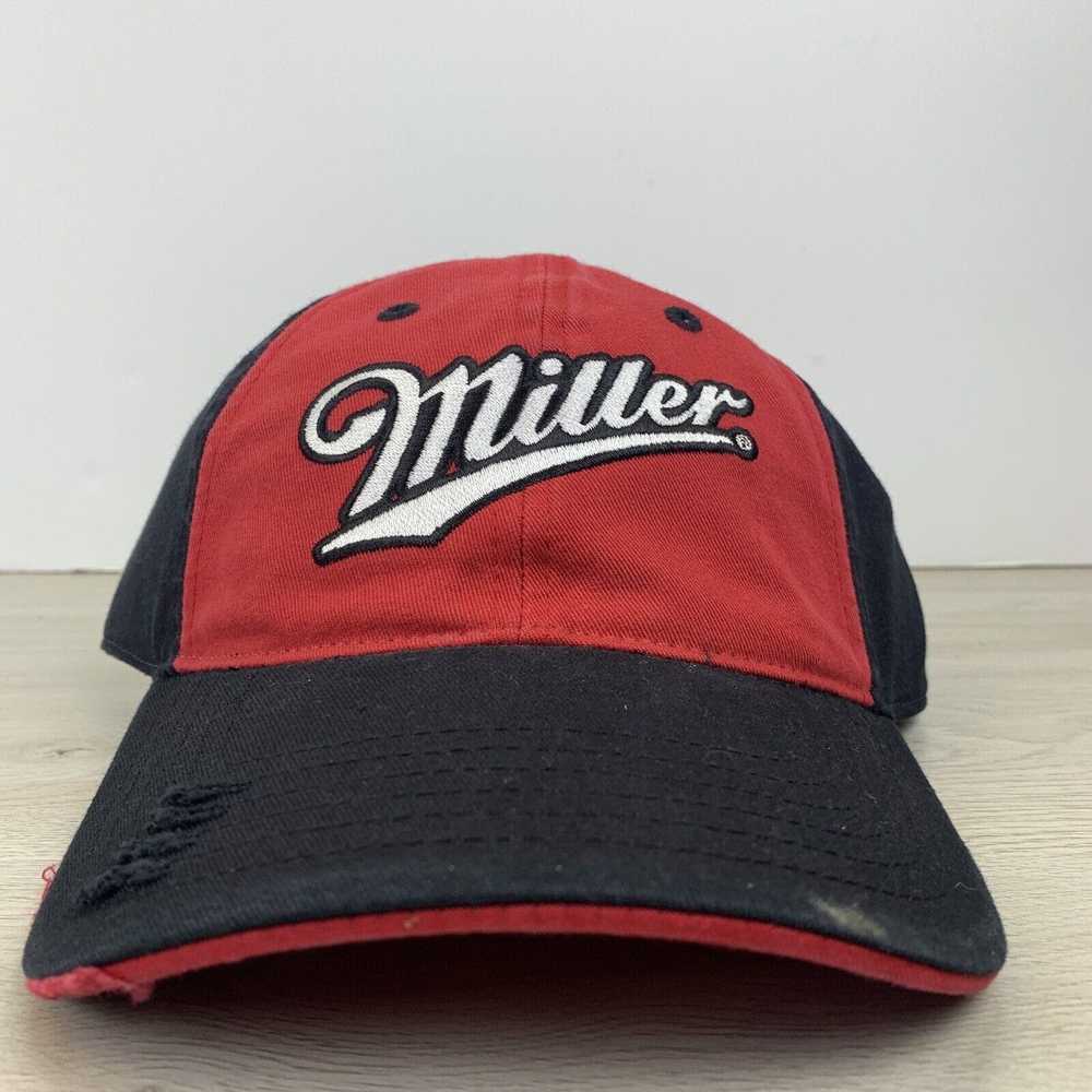Other Miller Lite Red Hat Adjustable Adult Red OS… - image 2
