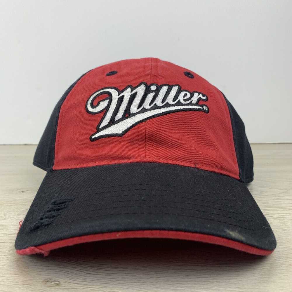 Other Miller Lite Red Hat Adjustable Adult Red OS… - image 3