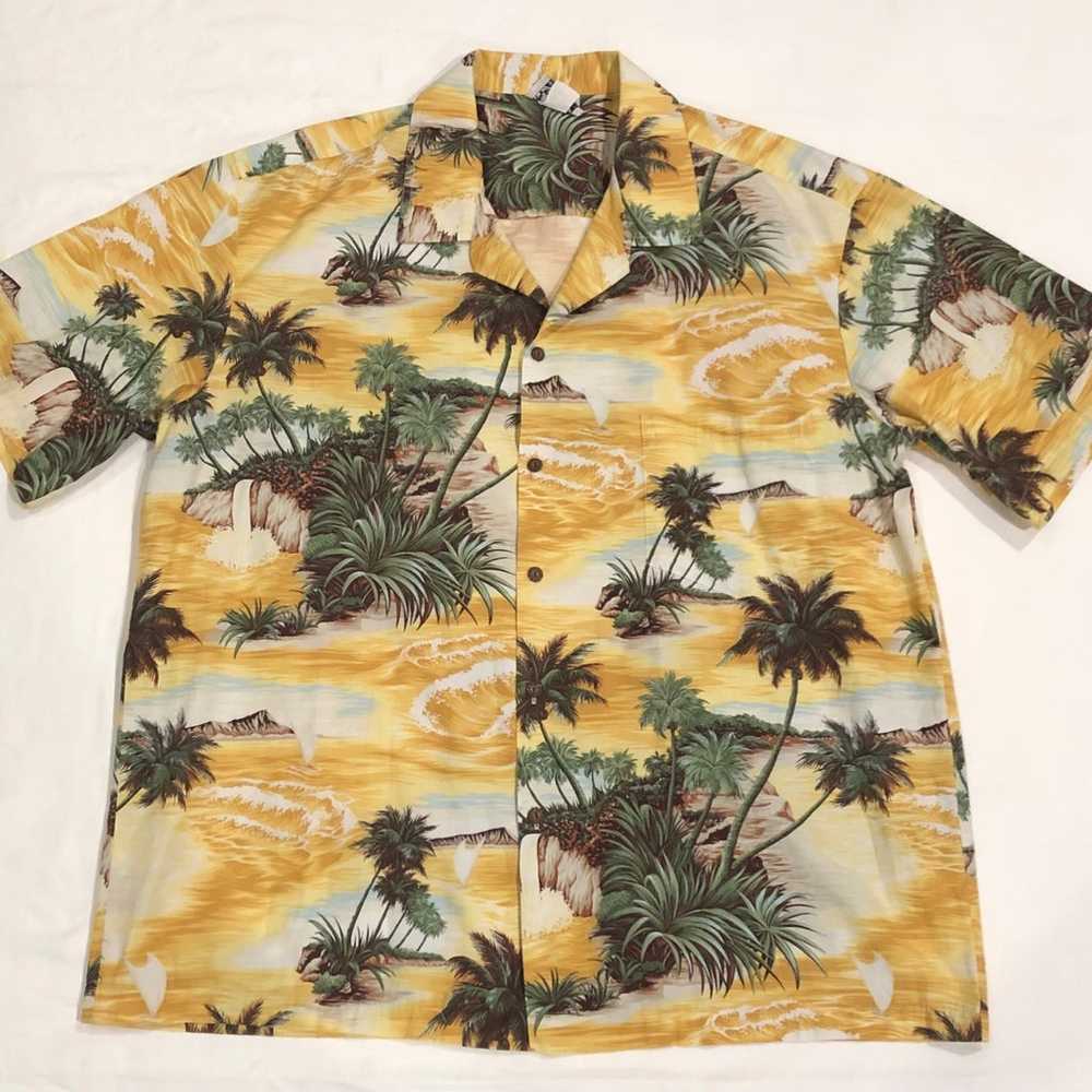 Vintage Pacific Legend Hawaiian Aloha Shirt Loulo… - image 1