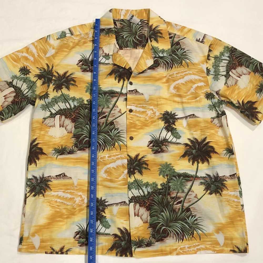 Vintage Pacific Legend Hawaiian Aloha Shirt Loulo… - image 5