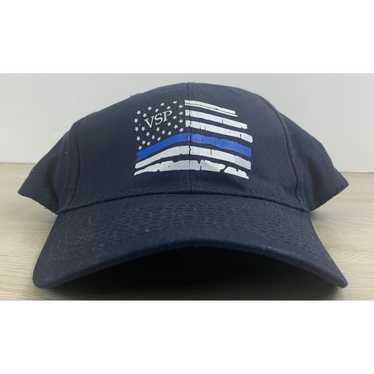 Other Police Blue Line Hat USA Flag Blue Adjustabl