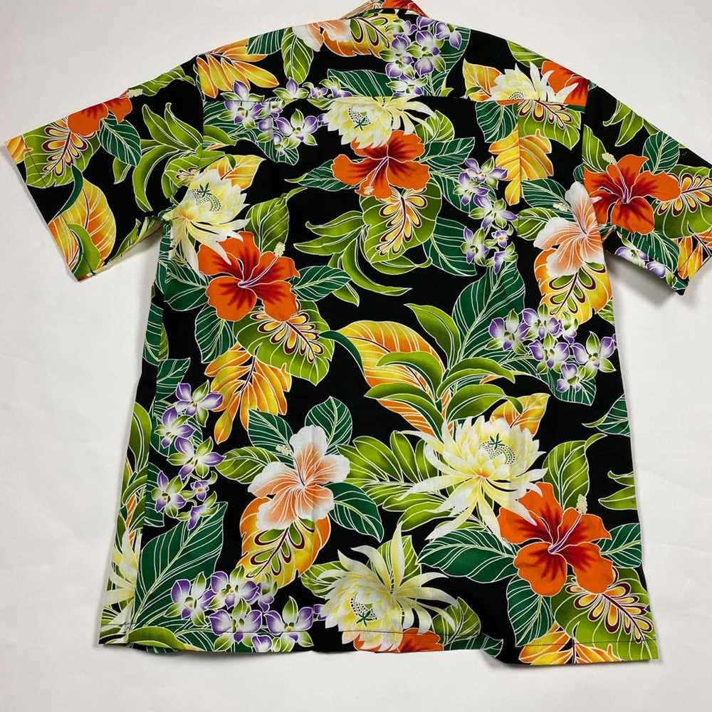 Vintage Pacific Legend Men’s Hawaiian Floral Butt… - image 2