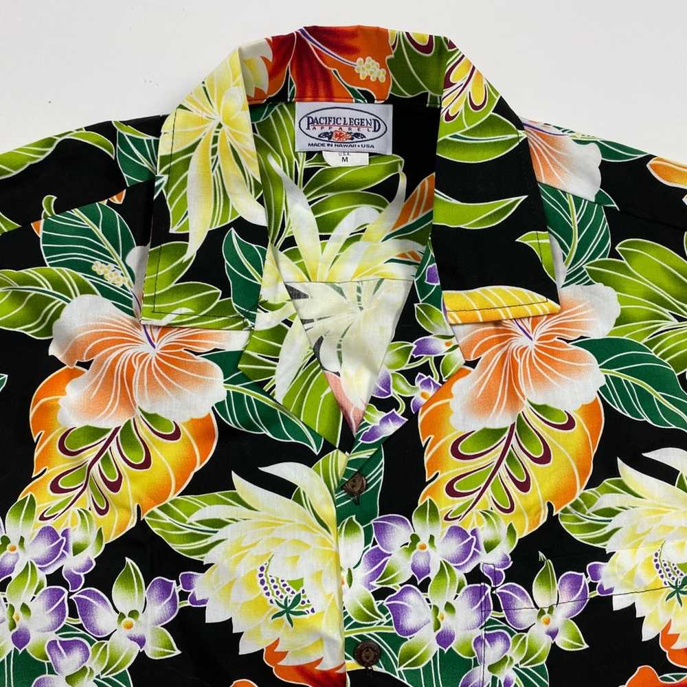 Vintage Pacific Legend Men’s Hawaiian Floral Butt… - image 6