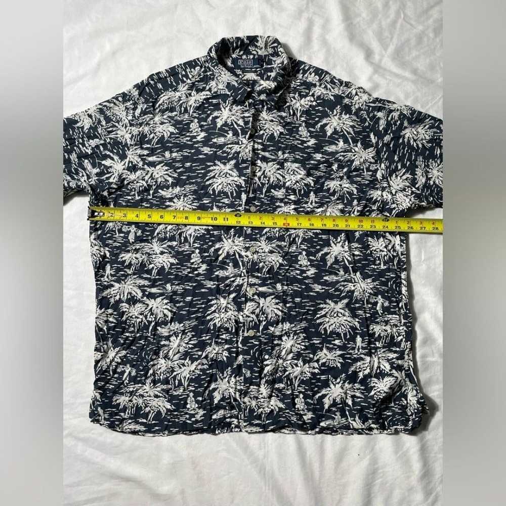 Vintage Polo Ralph Lauren button down palm trees … - image 3