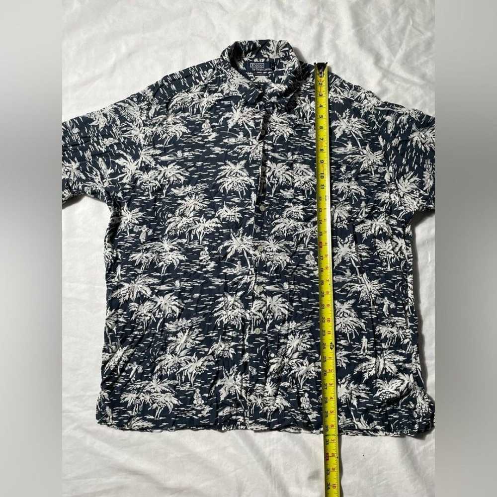 Vintage Polo Ralph Lauren button down palm trees … - image 4