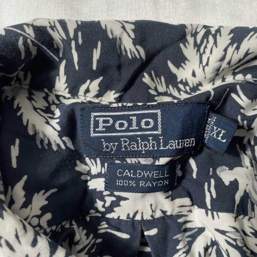 Vintage Polo Ralph Lauren button down palm trees … - image 5