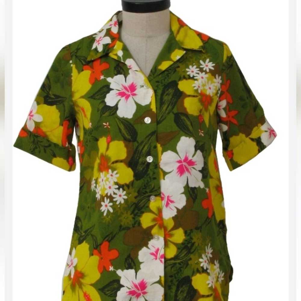 Penneys Hawaii vintage 1960's button down shirt - image 1