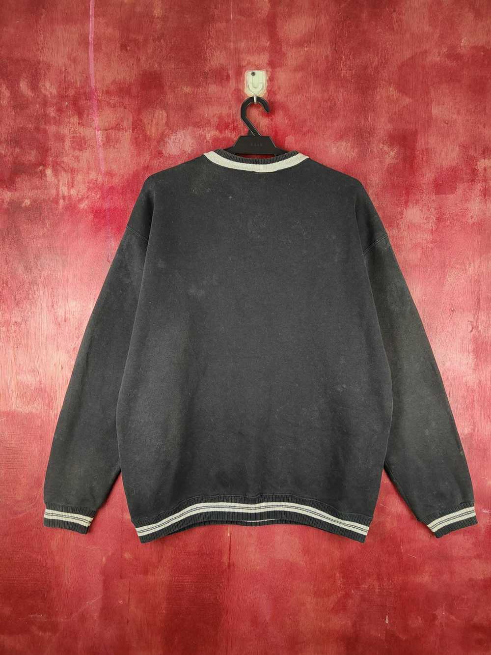 Streetwear × Vintage Discus Black Faded Sweatshir… - image 7