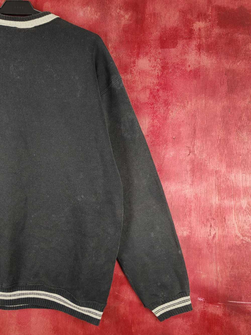 Streetwear × Vintage Discus Black Faded Sweatshir… - image 9