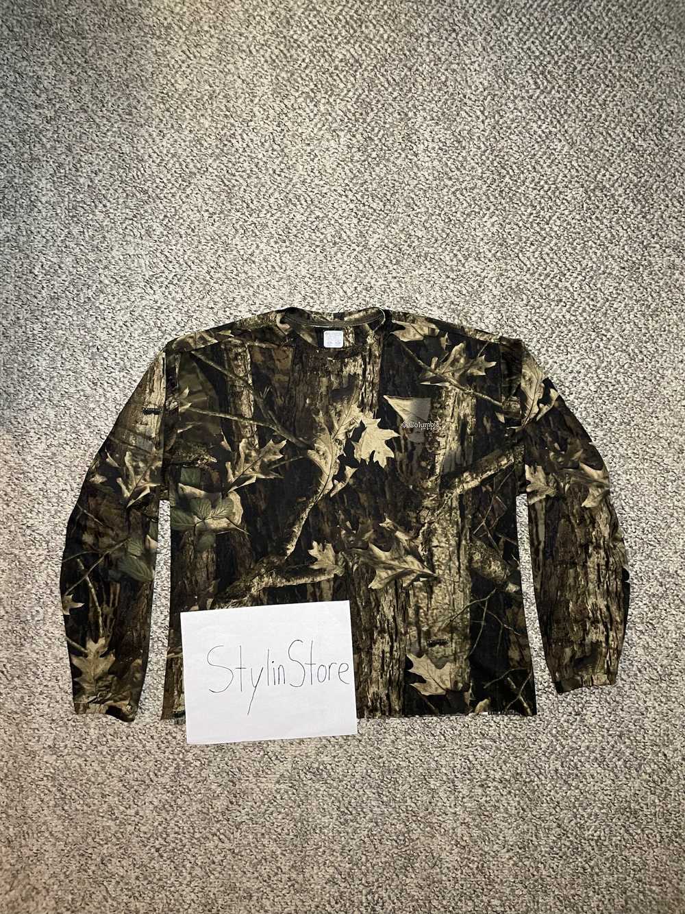 Columbia × Streetwear Columbia Camo Long Sleeve T… - image 1