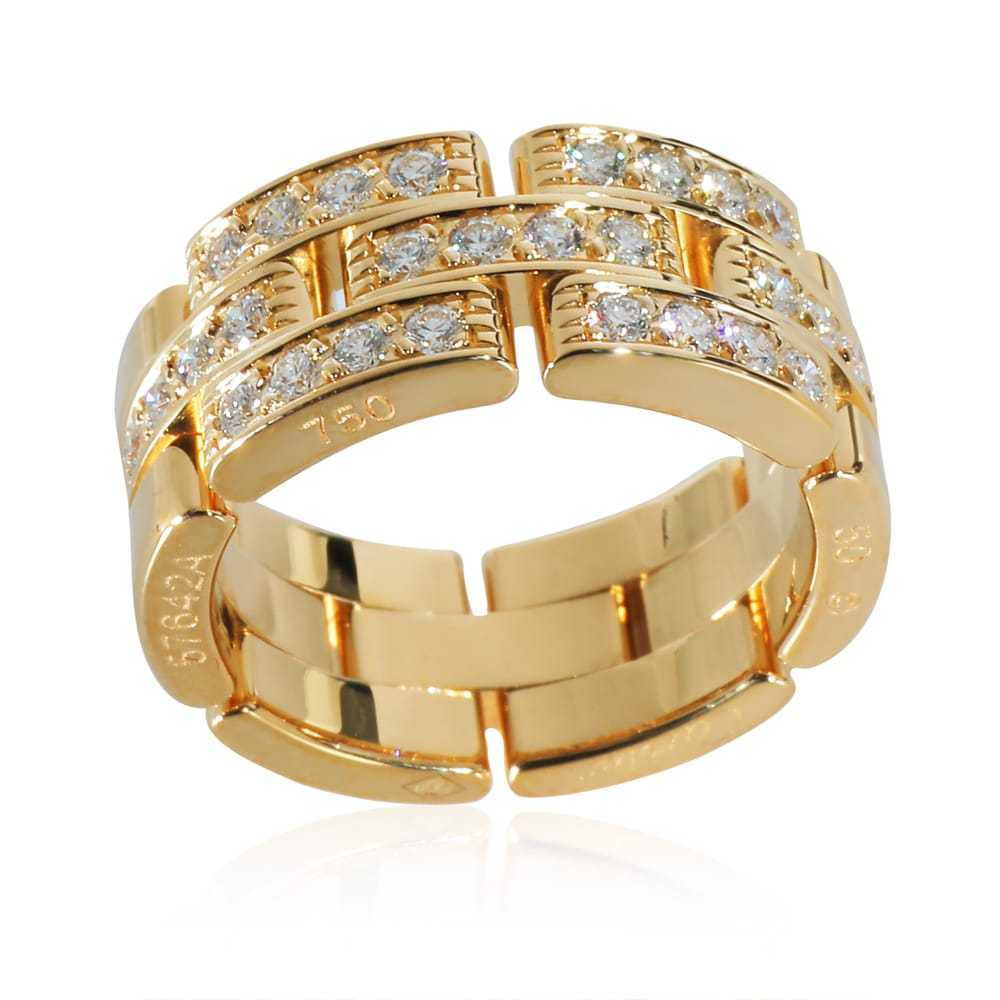 Cartier Maillon Panthère yellow gold ring - image 3