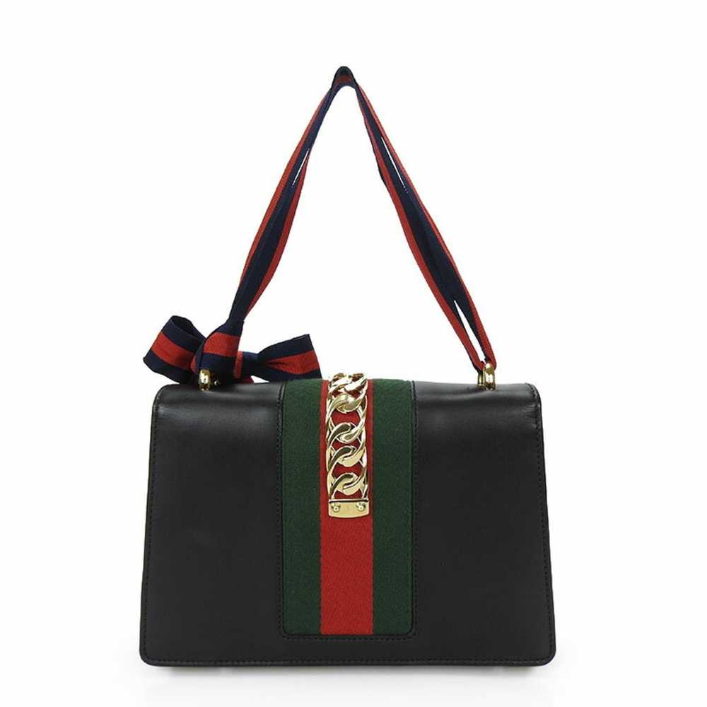 Gucci Gucci Sylvie Small Shoulder Bag Webline Lea… - image 3