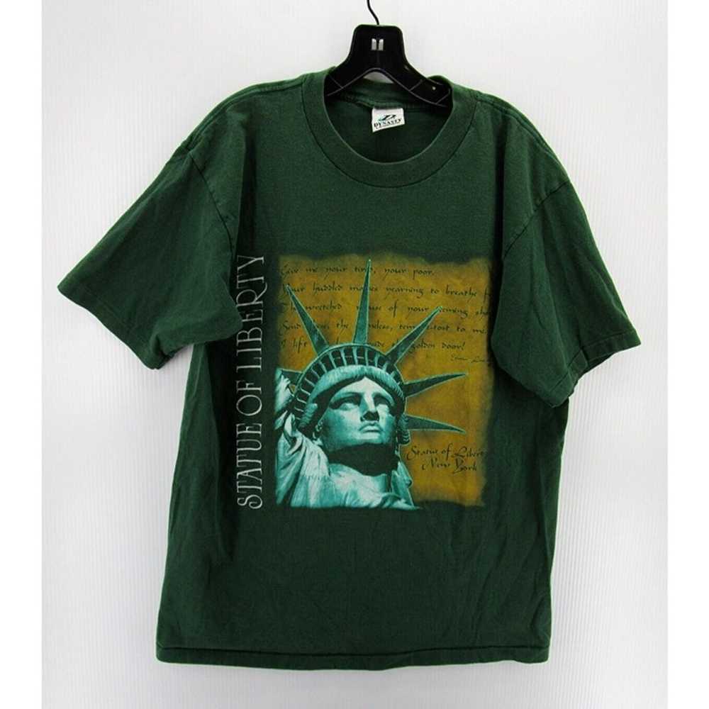 VINTAGE Statue Of Liberty Shirt Large Dynasty Leg… - image 1