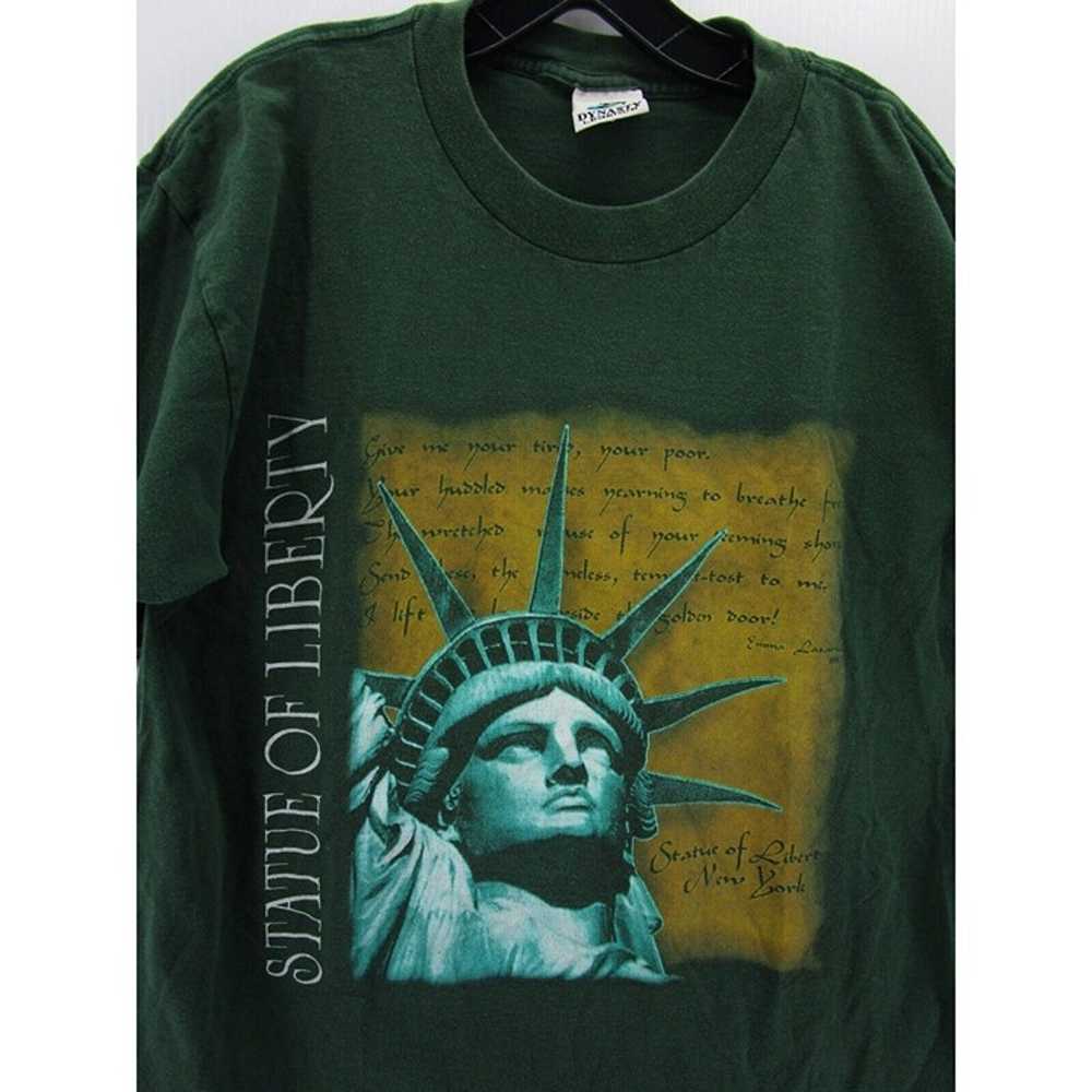 VINTAGE Statue Of Liberty Shirt Large Dynasty Leg… - image 2