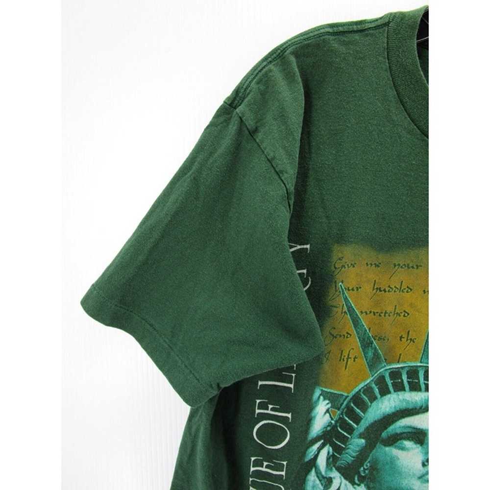 VINTAGE Statue Of Liberty Shirt Large Dynasty Leg… - image 5