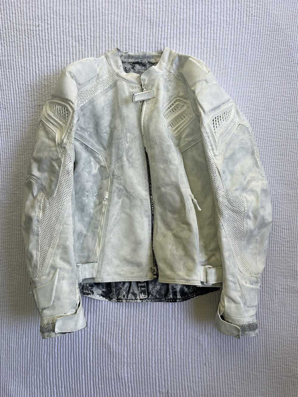 Custom × Handmade × Vintage Nylon Moto Jacket in … - image 1