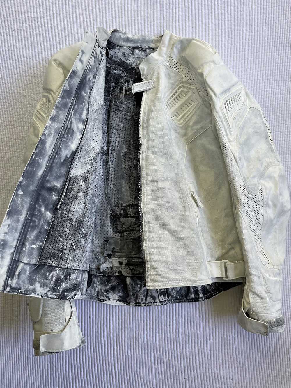 Custom × Handmade × Vintage Nylon Moto Jacket in … - image 8