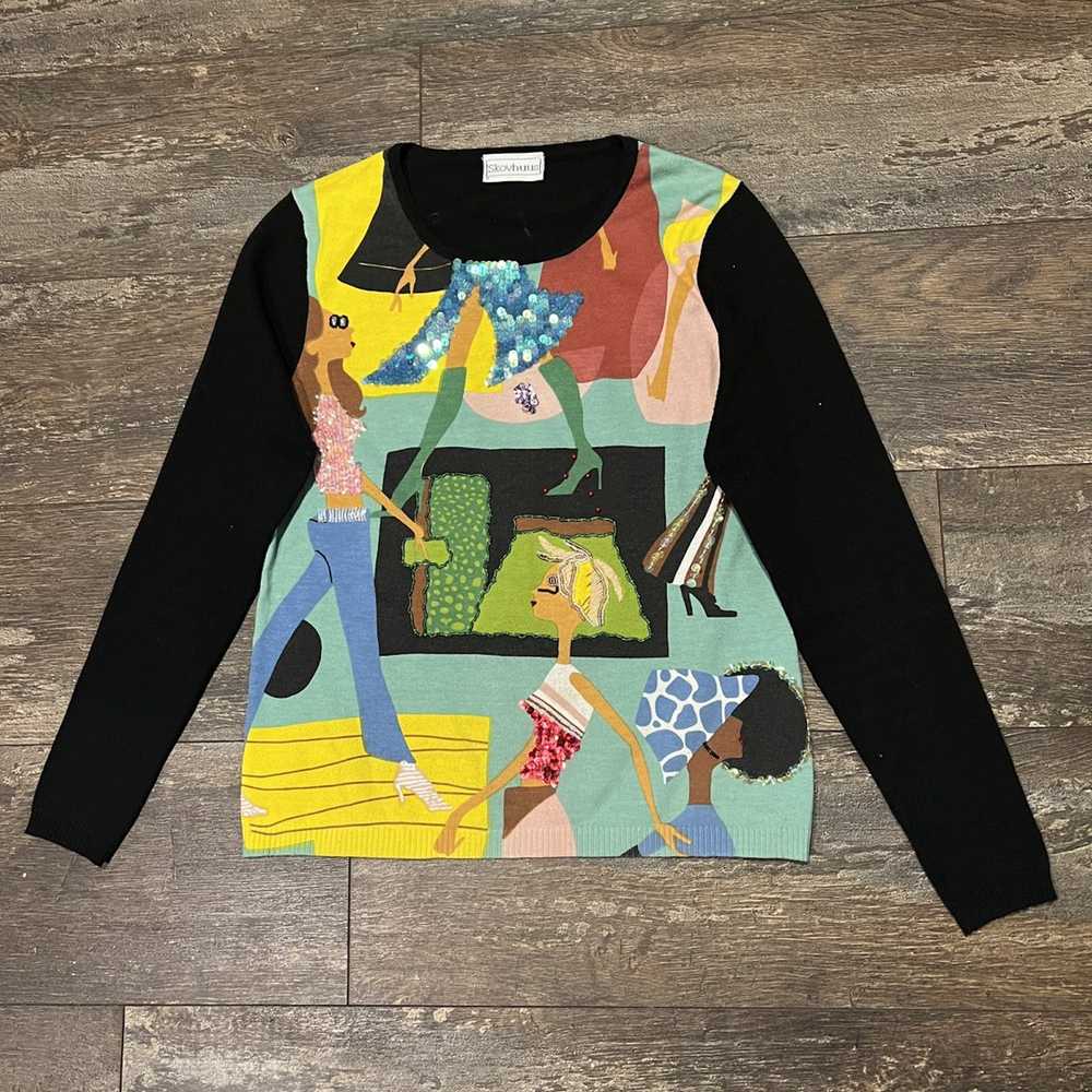 Japanese Brand × Vintage Y2K Pullover Sweater Kni… - image 1