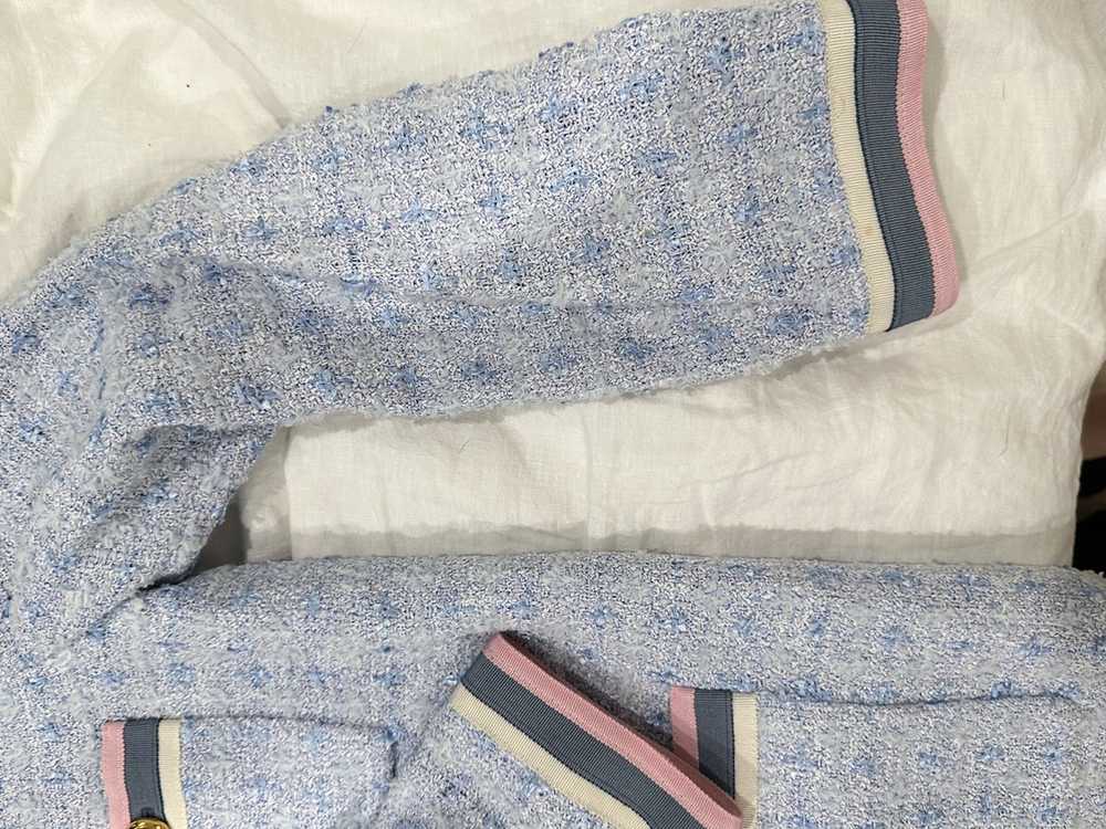 Gucci Gucci Tweed Jacket in Light Blue - image 5