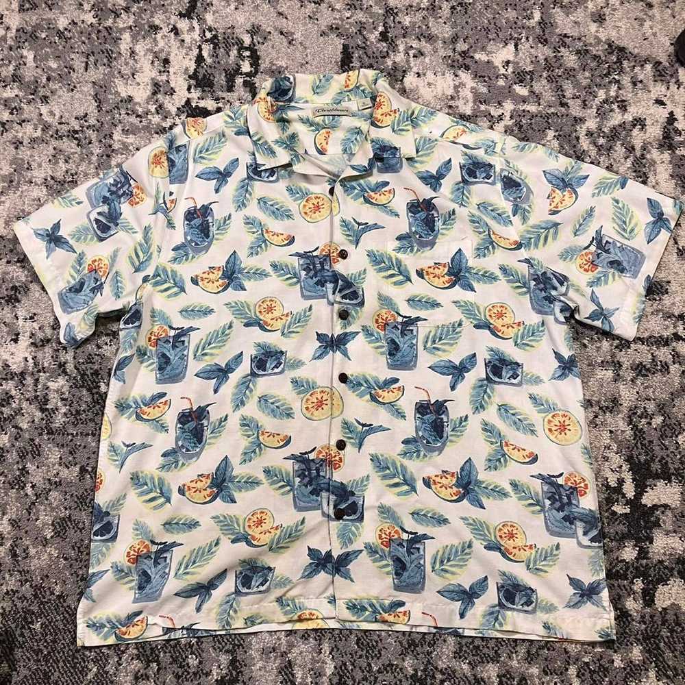 Caribbean × Hawaiian Shirt × Vintage Vintage 90s … - image 1