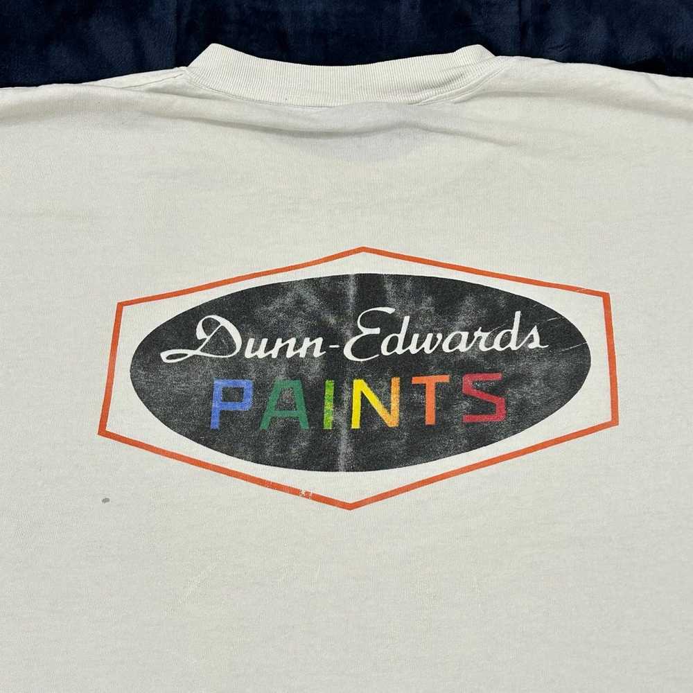 Vintage Dunn-Edwards Paints White Paint Splattere… - image 2