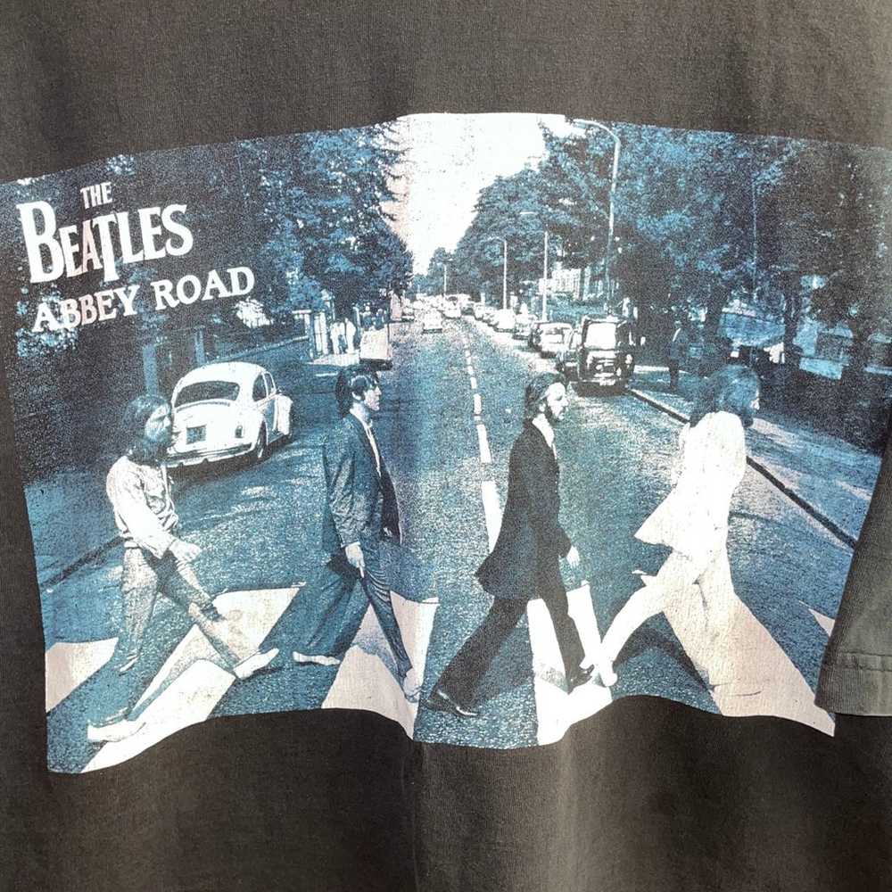 Vintage 90’s/Y2K The Beatles Abbey Road Band Shir… - image 2