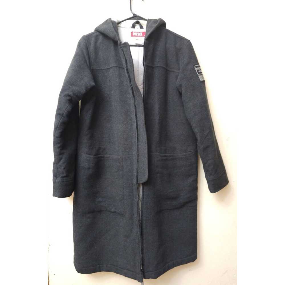 Diesel Diesel Mens wool blend pea Hooded coat Vin… - image 7