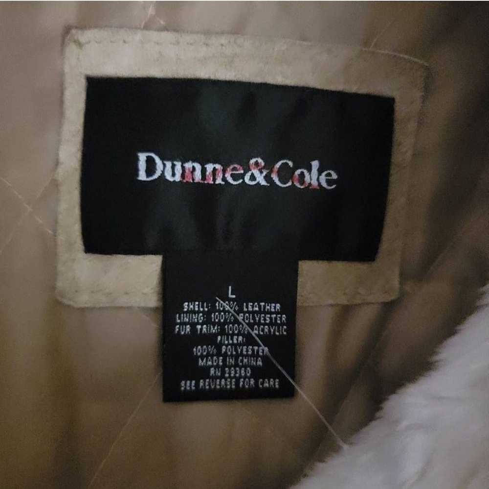 Vintage Vintage Dunne & Cole Large Leather Suede … - image 5