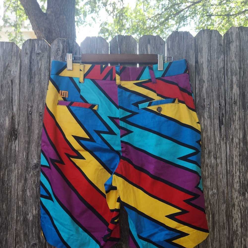 Loud Mouth Colorful Abstract Golf Shorts - image 11