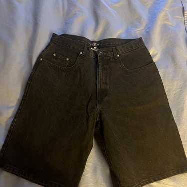 Like new vintage guess black denim shorts