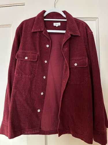 You As You As Red Corduroy Overshirt Size M
