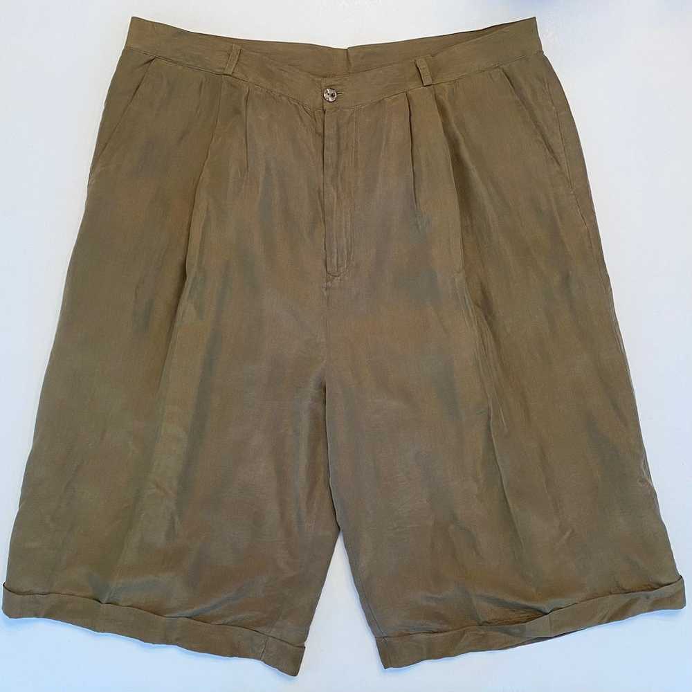 Natural Issue by Feldini Vintage Silk Mens Shorts… - image 1
