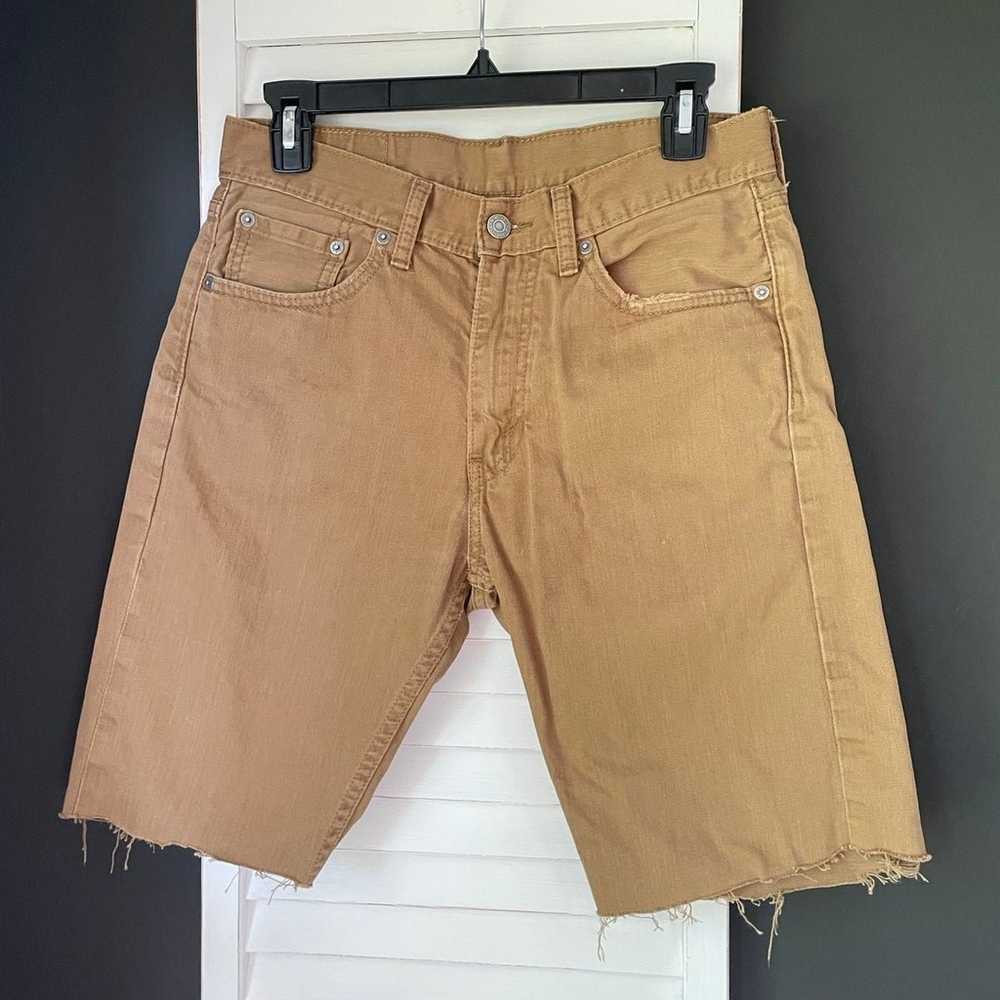 VTG WHITE TAB Levi’s cutoff custom shorts vintage… - image 4