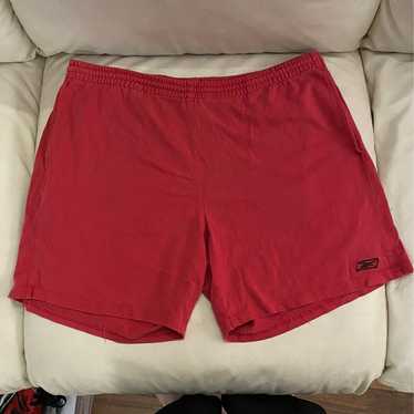 Red Vintage Reebok Sweat Shorts