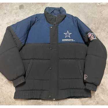 Vintage Dallas Cowboys Jacket Youth Extra Large 90s Logo Puffer Pro Line  NFL Y2K