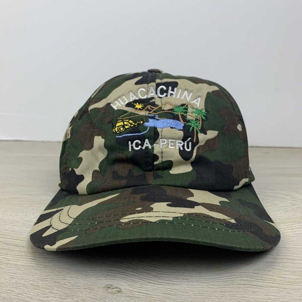 Other Huacachina ICA Peru Hat Green Camo Hat Adju… - image 1