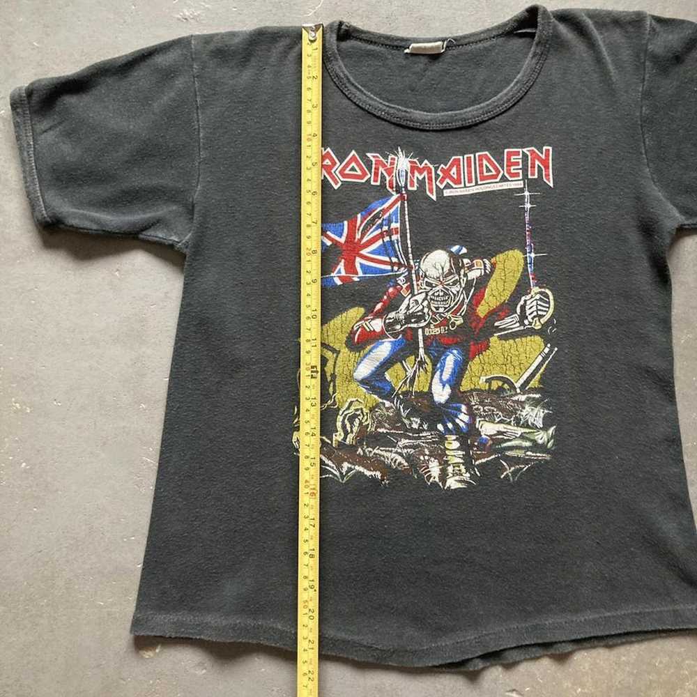Band Tees × Iron Maiden × Vintage Vintage 1984 Ir… - image 6