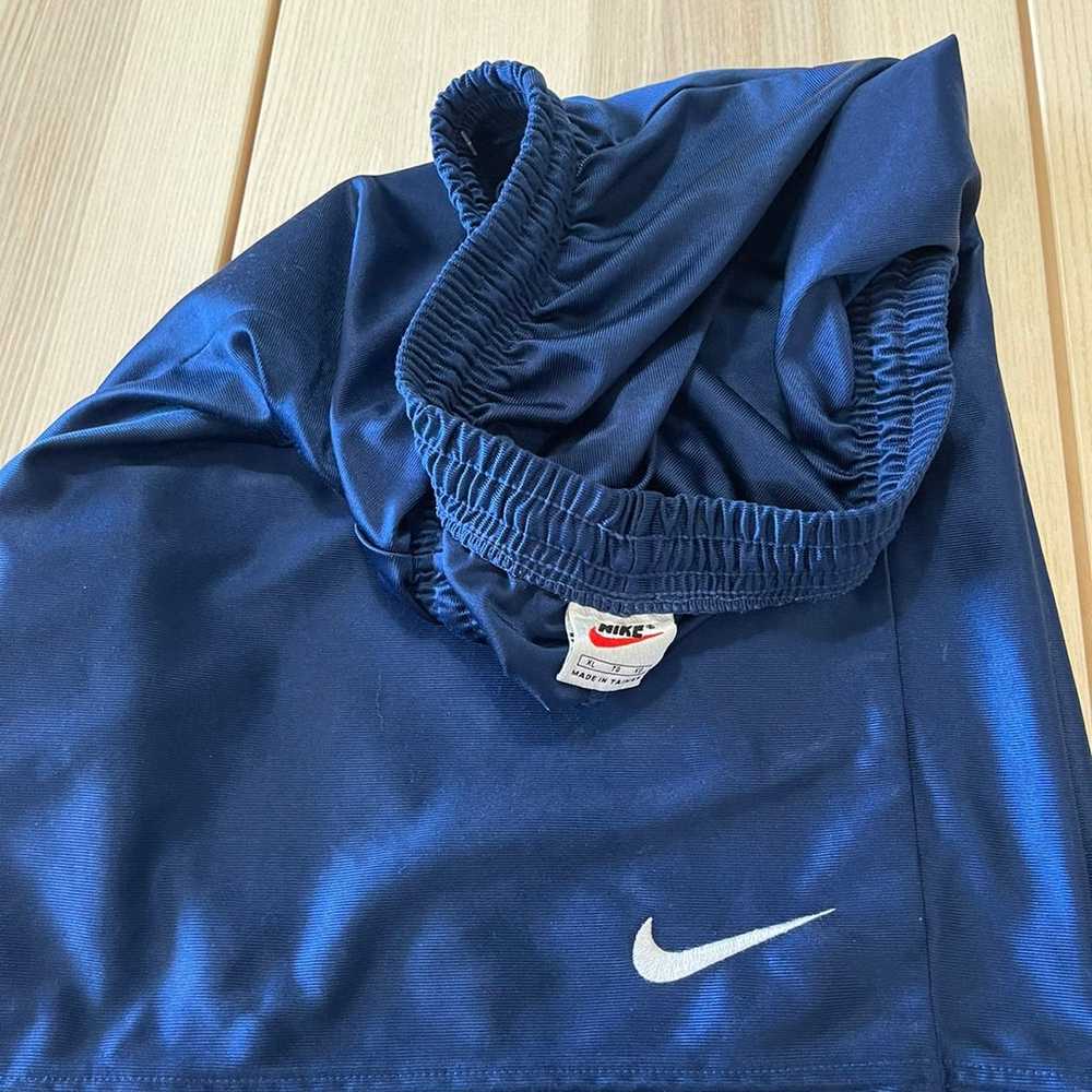 Vintage 90s Nike Blue White Tag Shorts - image 1