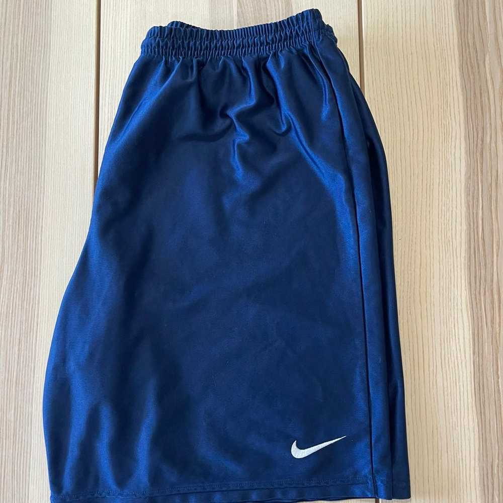 Vintage 90s Nike Blue White Tag Shorts - image 2