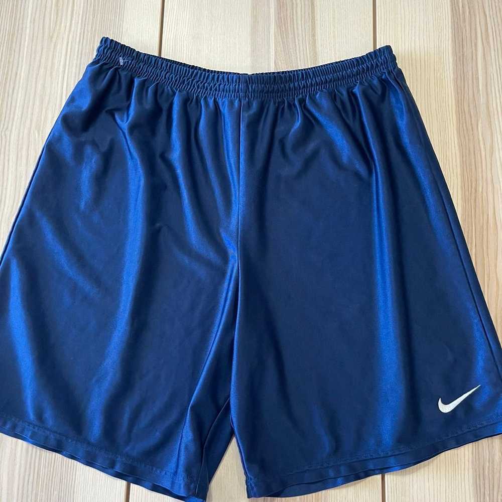 Vintage 90s Nike Blue White Tag Shorts - image 3